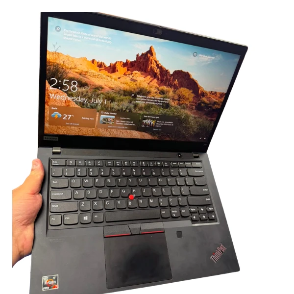 The Lenovo ThinkPad T14 AMD Ryzen 7 4650u 16GB RAM 256GB SSD is a highly durable 14-inch business laptop